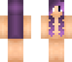purple hair skin base