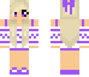 purple bow girl