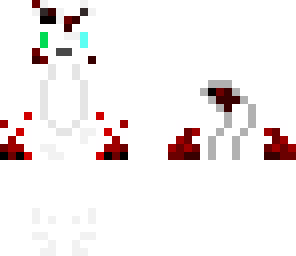 bloody white wolf