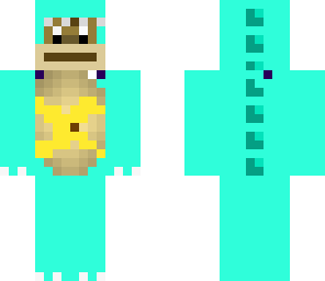 monkey in a dino suit
