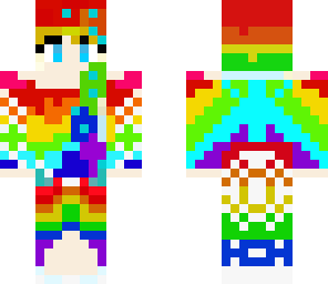 fixed rainbow elsa skin