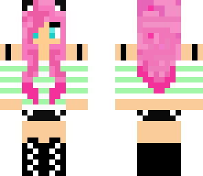 pink hair girl