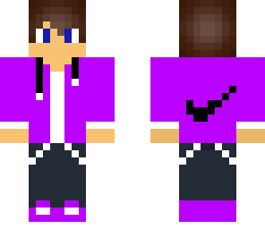 purple nike boy