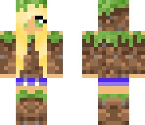 grass block girl