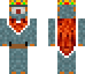 guardian king with weapons