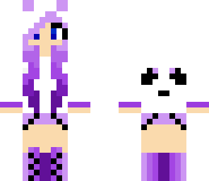 purple panda girl