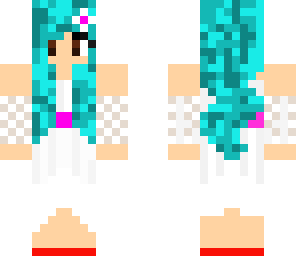aqua wedding girl