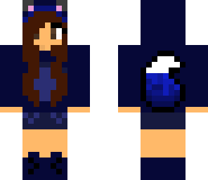 dark hair wolf girl
