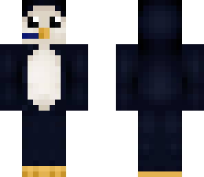 penguin with headphones