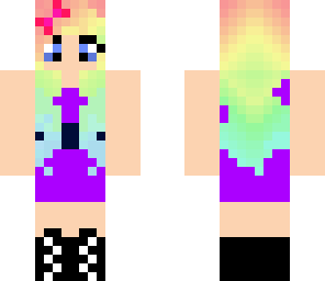 purple party girl