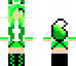 green fox girl