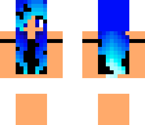 blue hair girl