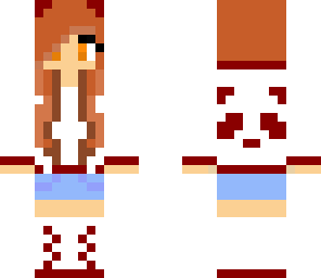 maroon panda