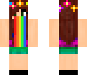 girl rainbow puke