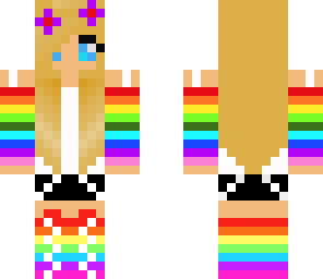 blonde rainbow