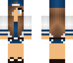 blue skater girl