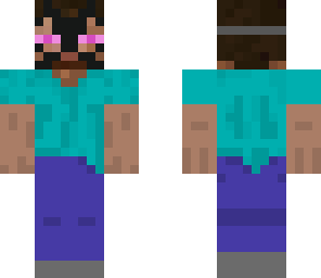 steve with enderman mask