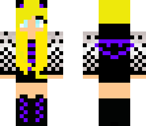 cute blonde bat girl