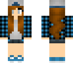 blue tomboy girl