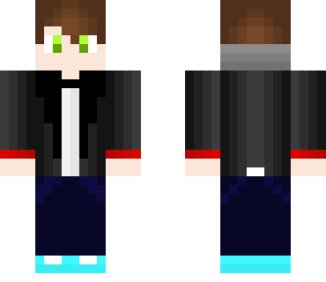 boy skin with blue headphones