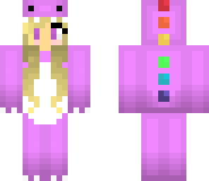 purple shwaggasaurus girl