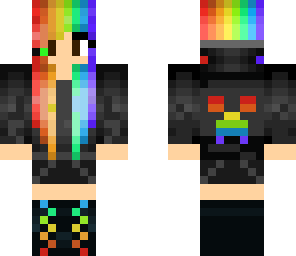 rainbow creeper girl