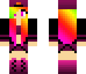 hot rainbow gamer girl