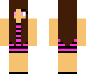 pink and black dress