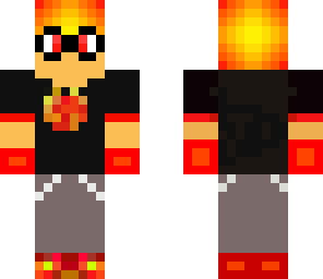 flaming boy