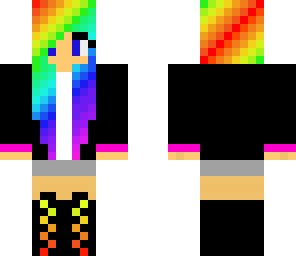 rainbow girl
