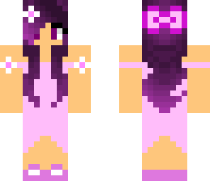 pink flower girl