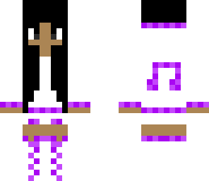 white and purple tomboy