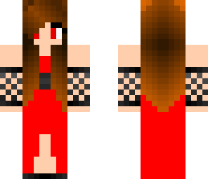 red dress