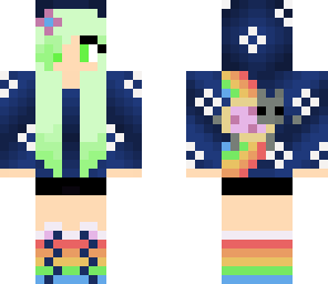 edited nyan cat girl