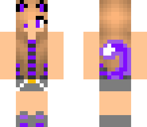 purple cat girl