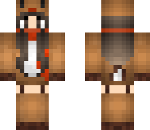 reindeer girl with red scarf
