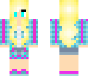 scalett's pink blue girl