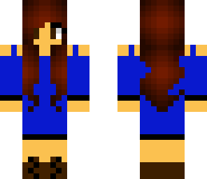 cute blue girl