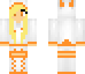 orange hoodie girl