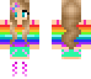 cute rainbow girl