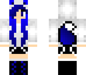 blue wolf girl