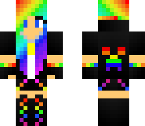 rainbow girl