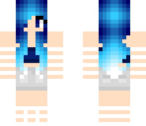 blue haired hipster