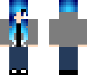 blue girl
