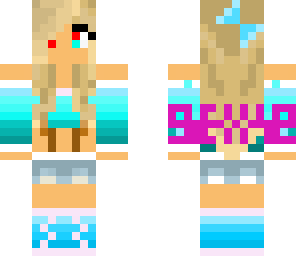 blonde beach girl