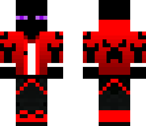 enderman with red hoodie