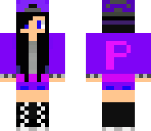 purple purple girl