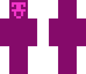 pink ghost face