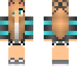 blue kitty girl