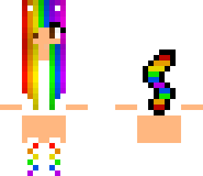 rainbow girl